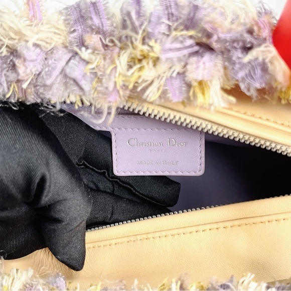Lady Dior Limited  Purple Tweed 2WAY Hand Bag - Picture 6 of 7